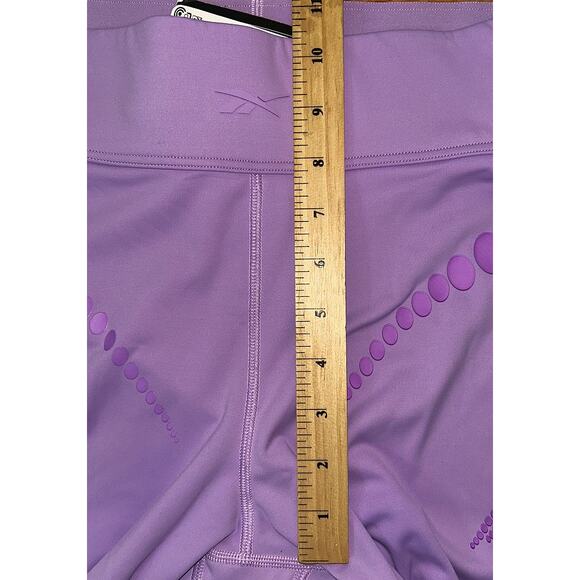 NWT Reebok X Cardi B High-Rise Purple Leggings Large - Picture 3 of 9